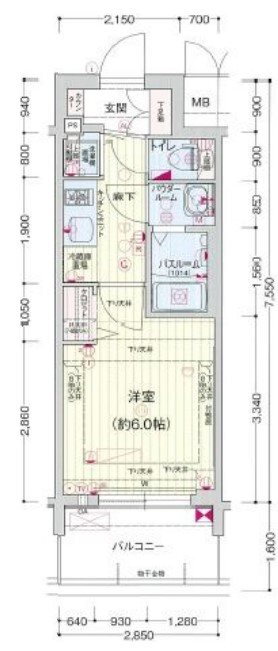 兵庫県神戸市中央区布引町１ 新神戸駅 1K マンション 賃貸物件詳細