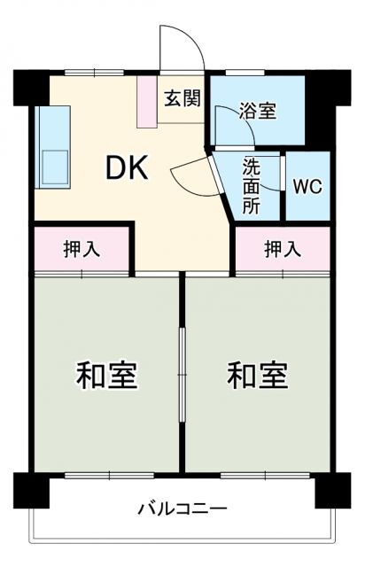 愛知県名古屋市守山区茶臼前 喜多山駅 2DK マンション 賃貸物件詳細