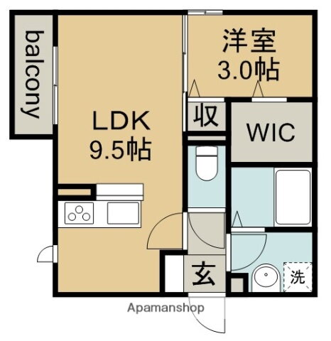 愛知県春日井市西屋町 牛山駅 1LDK アパート 賃貸物件詳細