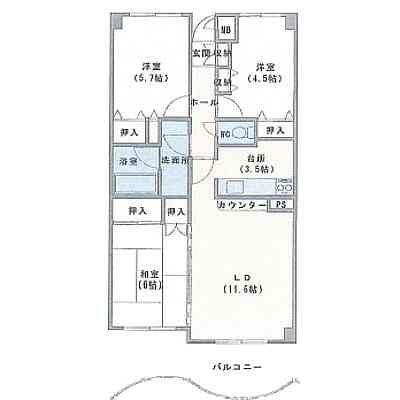 北海道函館市田家町 3LDK マンション 賃貸物件詳細