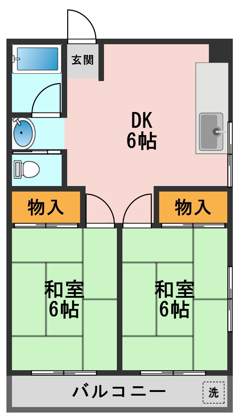 東京都葛飾区西水元３ 金町駅 2DK アパート 賃貸物件詳細