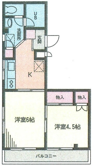 ＹＦＣ南台 3階 2DK 賃貸物件詳細