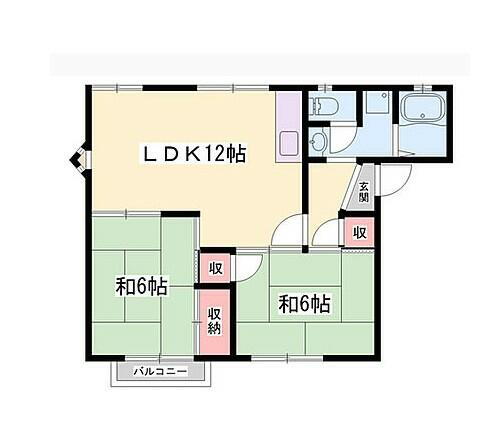 叶い坂 1階 2LDK 賃貸物件詳細
