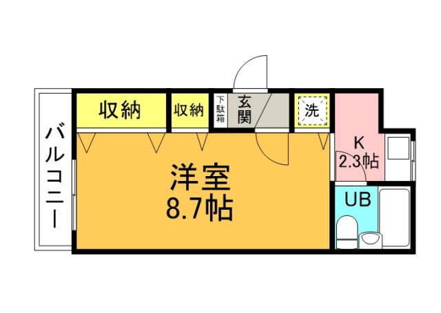 横堀ＡＬＬＥＹ 4階 1K 賃貸物件詳細