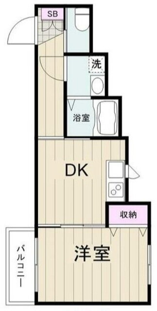 東京都小金井市緑町５ 東小金井駅 1DK アパート 賃貸物件詳細