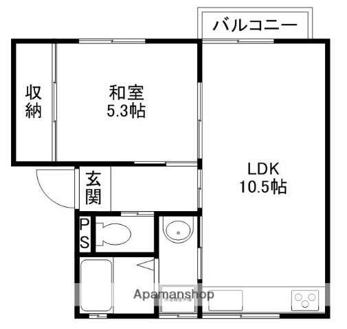 滋賀県長浜市列見町 長浜駅 1LDK アパート 賃貸物件詳細