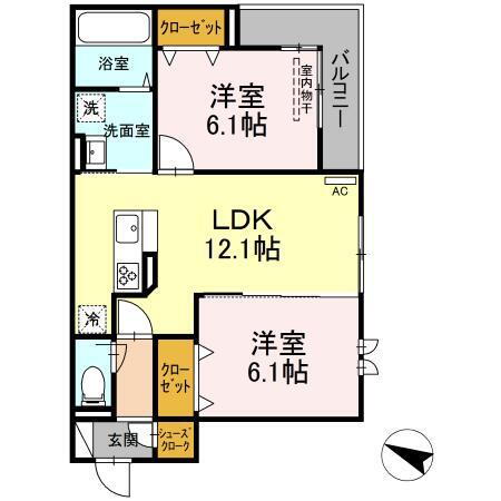 神奈川県川崎市高津区久末 日吉駅 2LDK アパート 賃貸物件詳細