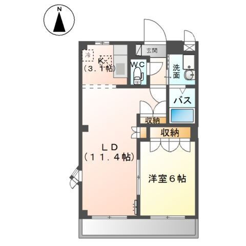 埼玉県本庄市北堀 本庄駅 1LDK アパート 賃貸物件詳細