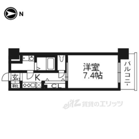 京都府京都市下京区花畑町 京都駅 1K マンション 賃貸物件詳細