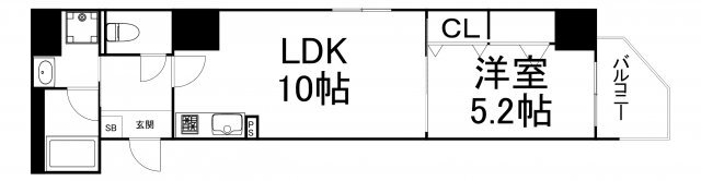 大阪府大阪市中央区大手通２ 天満橋駅 1LDK マンション 賃貸物件詳細