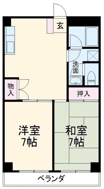 東京都町田市森野２ 町田駅 2DK マンション 賃貸物件詳細