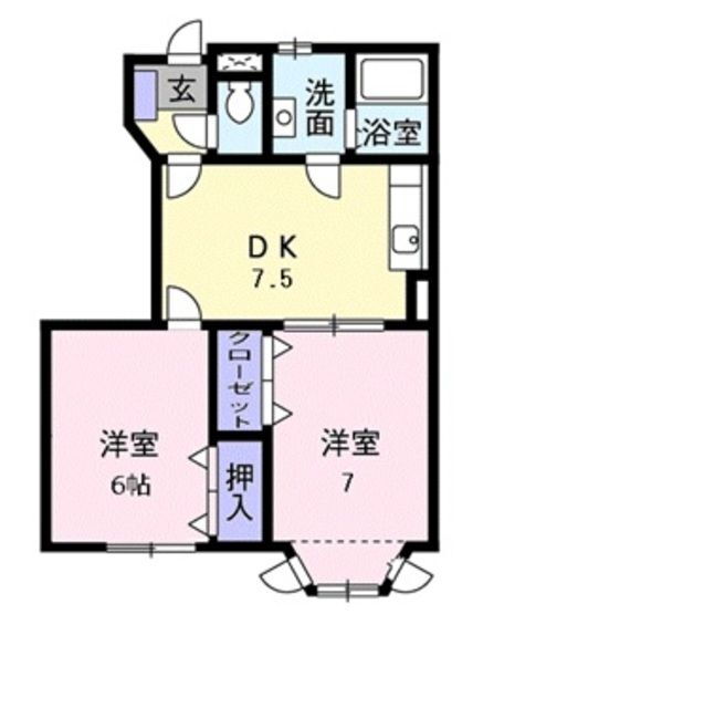 千葉県船橋市三咲３ 三咲駅 2DK アパート 賃貸物件詳細