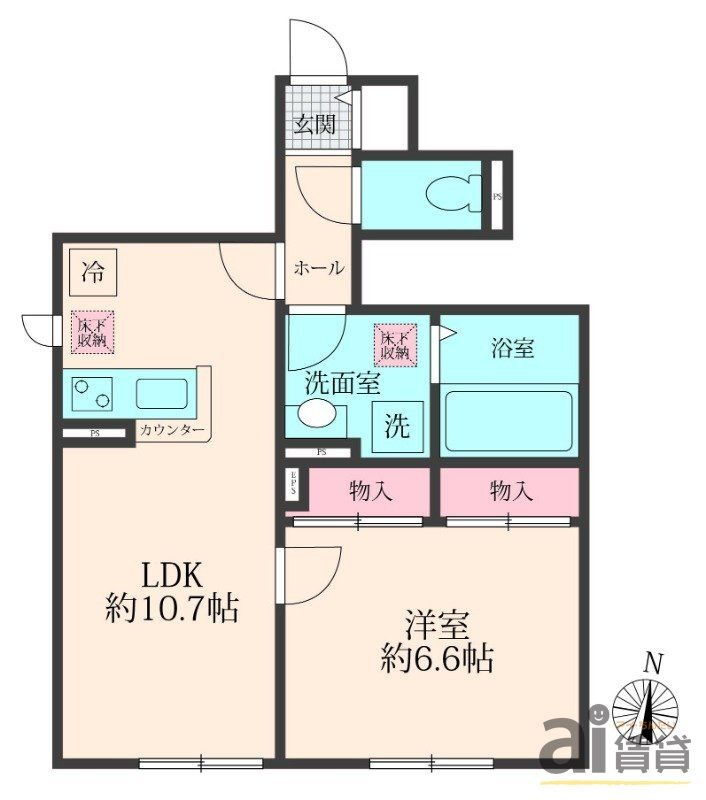 埼玉県川越市仙波町１ 川越駅 1LDK アパート 賃貸物件詳細
