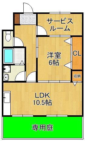 福岡県北九州市小倉北区黒原３ 城野駅 1SLDK アパート 賃貸物件詳細