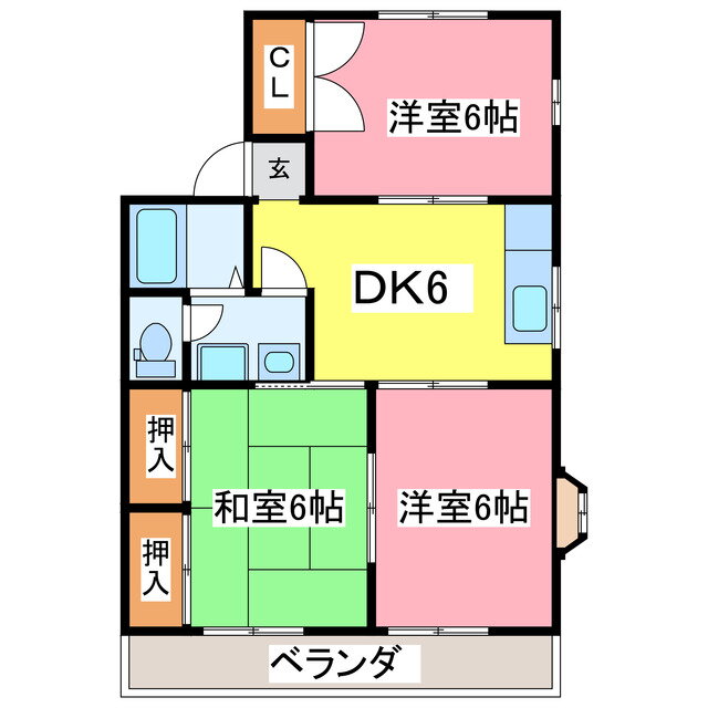 千葉県木更津市幸町２ 木更津駅 3DK アパート 賃貸物件詳細