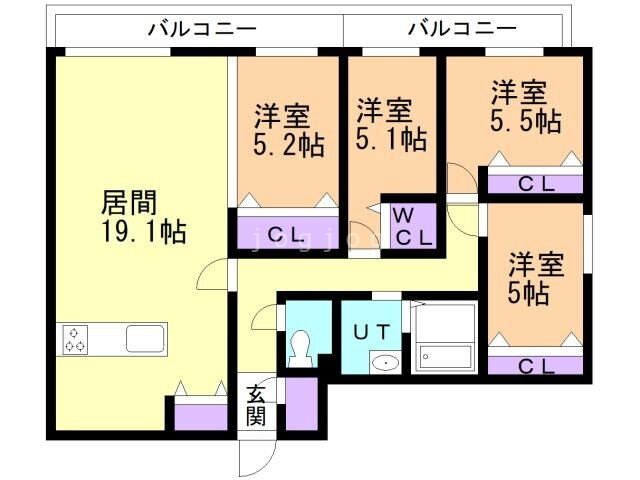 北海道札幌市豊平区美園九条７ 美園駅 4LDK マンション 賃貸物件詳細