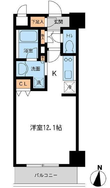 レジデンス両国駅前 7階 ワンルーム 賃貸物件詳細