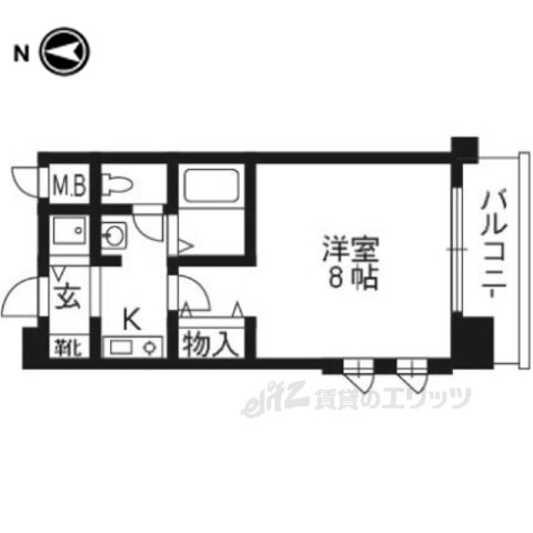 京都府京都市下京区万寿寺町 五条駅 1K マンション 賃貸物件詳細