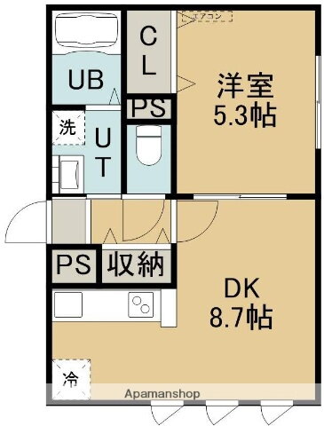 北海道函館市松川町 堀川町駅 1DK マンション 賃貸物件詳細
