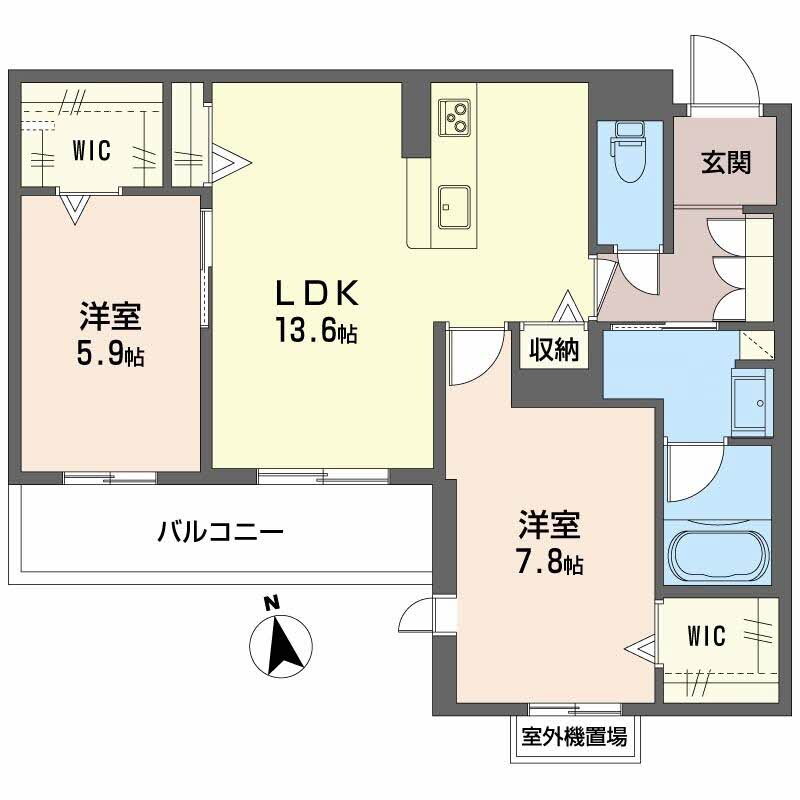 プレミアス鳳ＩＩ 2階 2LDK 賃貸物件詳細