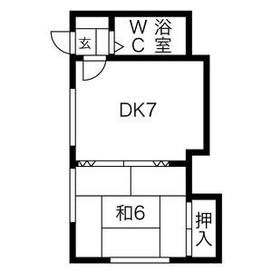 北海道札幌市中央区南七条西１２ 西１１丁目駅 1DK アパート 賃貸物件詳細