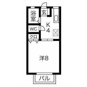 愛知県みよし市黒笹いずみ２ 黒笹駅 1K アパート 賃貸物件詳細