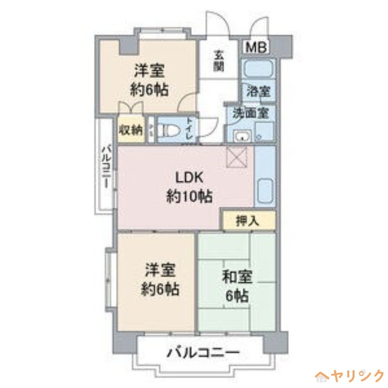 愛知県名古屋市名東区社台３ 一社駅 3LDK マンション 賃貸物件詳細