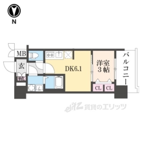 京都府京都市南区東九条南河辺町 十条駅 1DK マンション 賃貸物件詳細