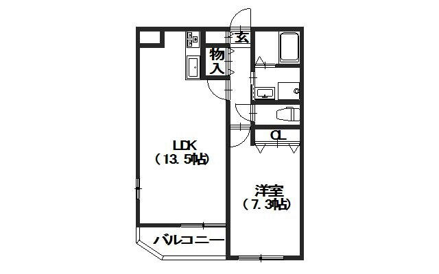 京都府京都市伏見区羽束師鴨川町 西向日駅 1LDK マンション 賃貸物件詳細