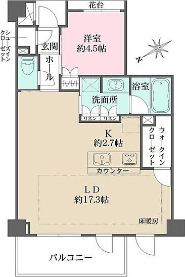東京都目黒区上目黒２ 祐天寺駅 1LDK マンション 賃貸物件詳細