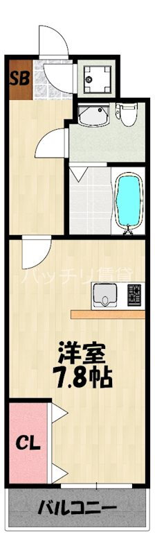 福岡県福岡市博多区堅粕３ 博多駅 1K マンション 賃貸物件詳細