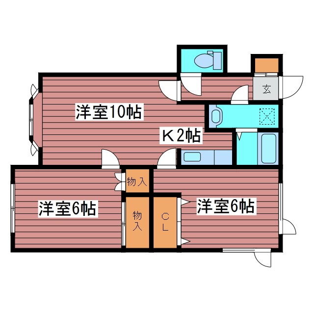 北海道札幌市豊平区月寒東三条６ 月寒中央駅 2LDK アパート 賃貸物件詳細
