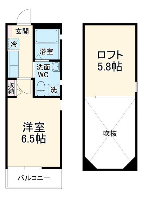 神奈川県横浜市港北区篠原西町 白楽駅 1K アパート 賃貸物件詳細