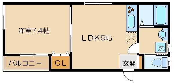 埼玉県所沢市大字北秋津 所沢駅 1DK アパート 賃貸物件詳細