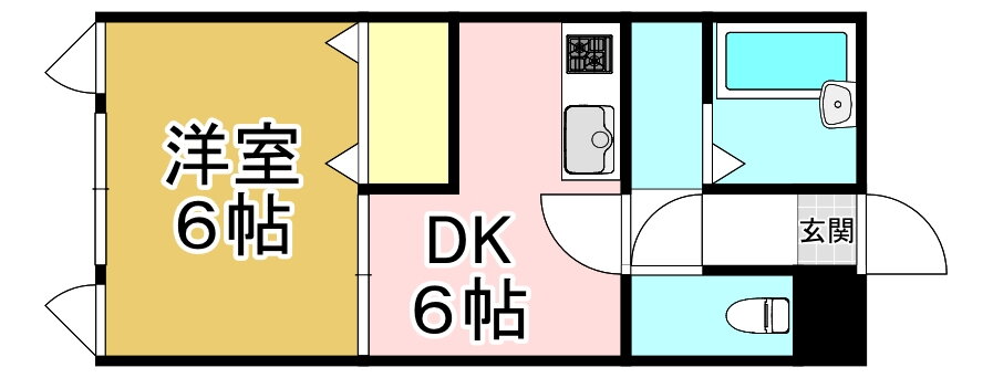 福岡県直方市大字頓野 感田駅 1DK アパート 賃貸物件詳細