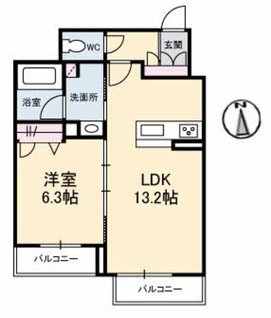 高知県高知市下島町 旭町三丁目駅 1LDK アパート 賃貸物件詳細