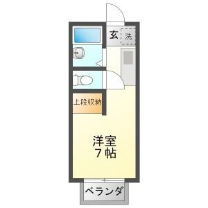 岐阜県大垣市枝郷５ 東赤坂駅 ワンルーム アパート 賃貸物件詳細