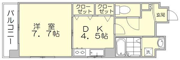 福岡県福岡市博多区博多駅東１ 博多駅 1DK マンション 賃貸物件詳細