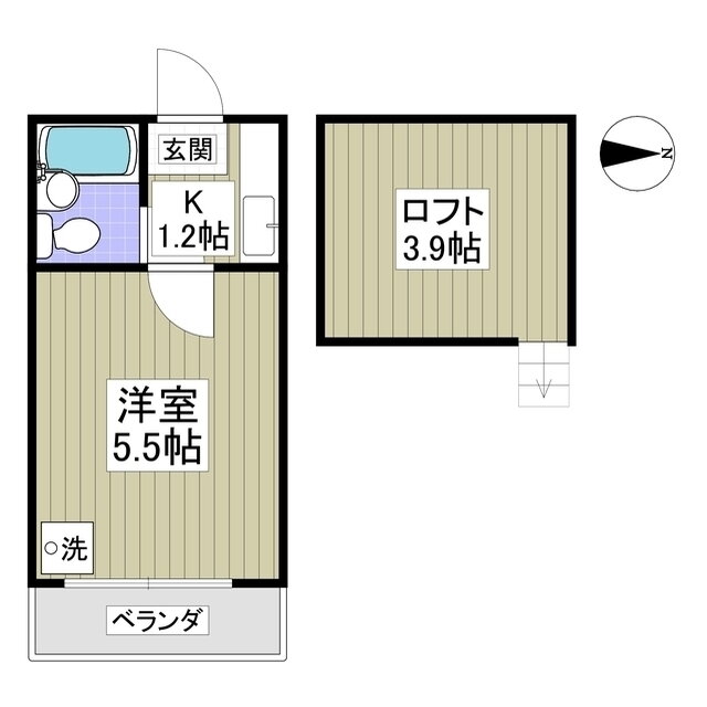 東京都豊島区長崎１ 椎名町駅 1K アパート 賃貸物件詳細