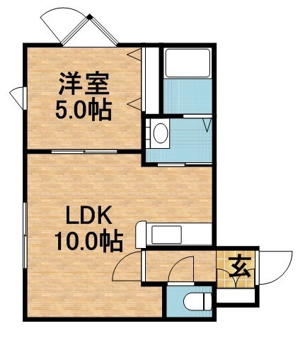 北海道札幌市東区北二十七条東２０ 元町駅 1LDK アパート 賃貸物件詳細