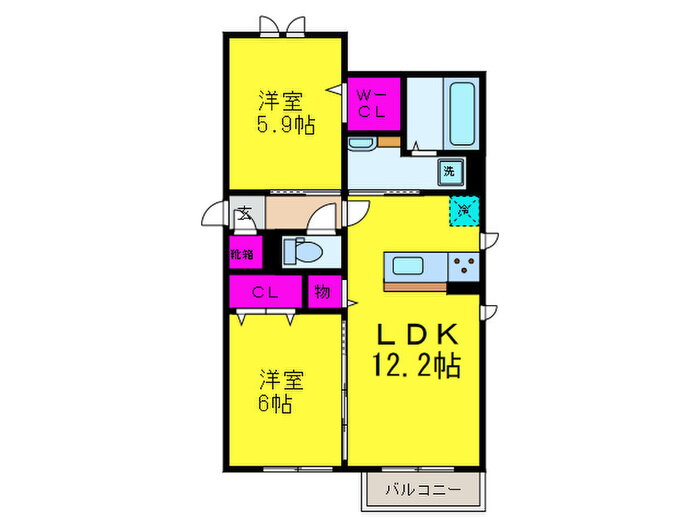 大阪府泉佐野市羽倉崎１ 羽倉崎駅 2LDK アパート 賃貸物件詳細