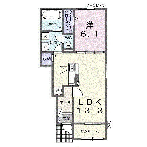 茨城県取手市谷中 藤代駅 1LDK アパート 賃貸物件詳細