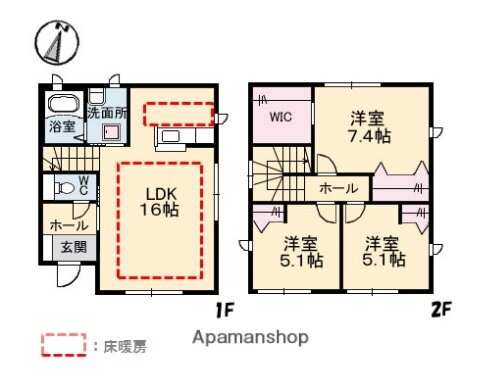 岡山県倉敷市北畝７ 弥生駅 3LDK 一戸建て 賃貸物件詳細