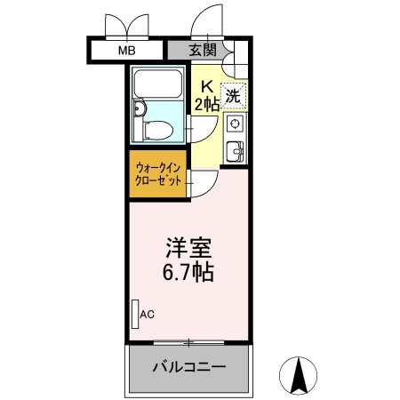 神奈川県川崎市中原区下小田中１ 武蔵中原駅 1K マンション 賃貸物件詳細