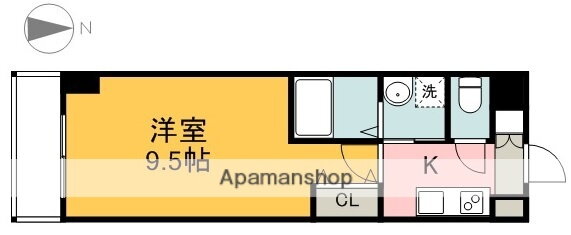 広島県広島市中区鶴見町 比治山橋駅 1K マンション 賃貸物件詳細