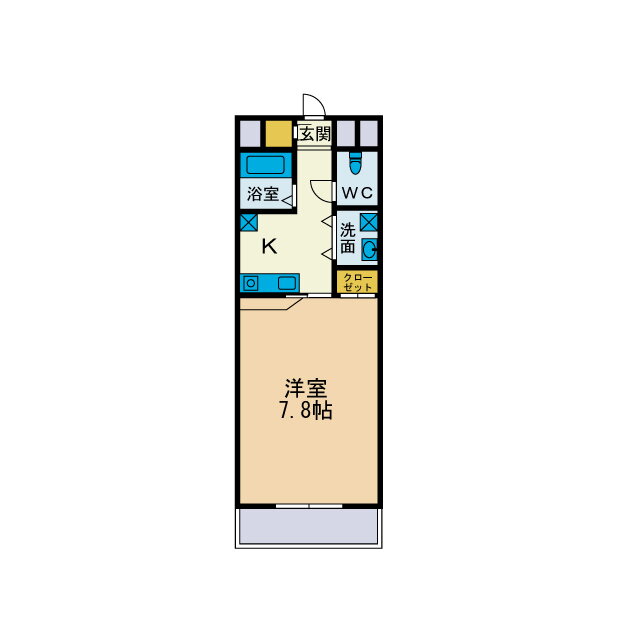 神奈川県厚木市林１ 本厚木駅 1K マンション 賃貸物件詳細