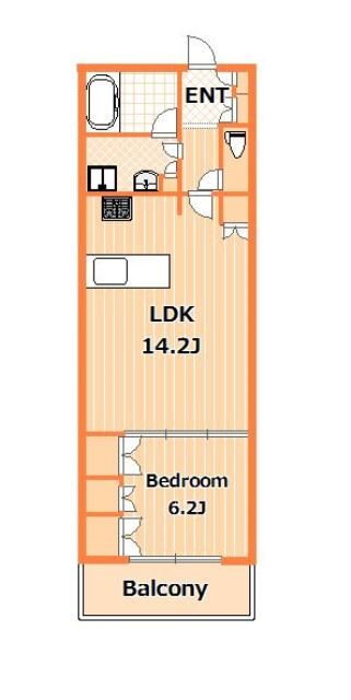 神奈川県横浜市神奈川区六角橋６ 岸根公園駅 1LDK マンション 賃貸物件詳細