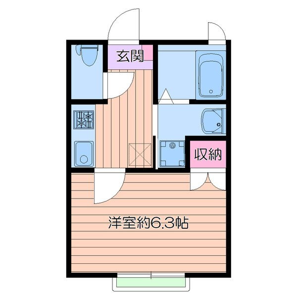東京都江戸川区西一之江２ 一之江駅 1K アパート 賃貸物件詳細