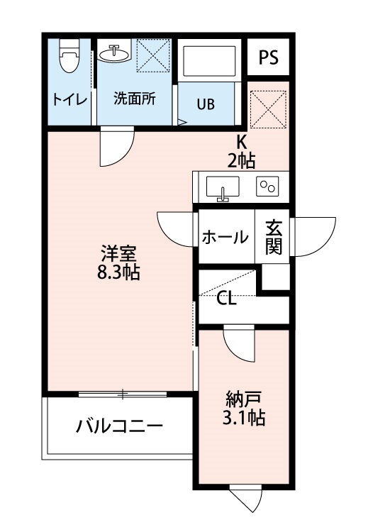 宮城県仙台市若林区六十人町 薬師堂駅 1SK アパート 賃貸物件詳細