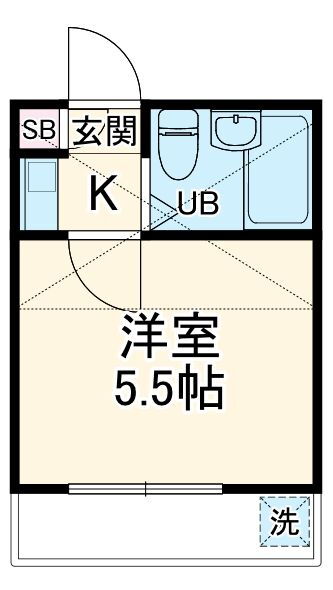 神奈川県横浜市港北区富士塚２ 菊名駅 1K アパート 賃貸物件詳細